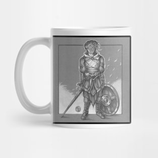 The Heart of a Soldier - Black Outlined Version Mug